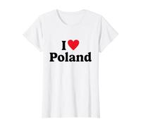 I Love Poland Camiseta gráfica económica