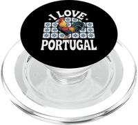 I Love Portugal Gallo Azulejos Arte PopSockets PopGrip para MagSafe