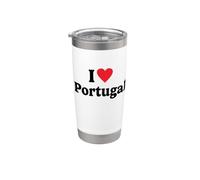 I love Portugal Vaso térmico de acero inoxidable de doble pared