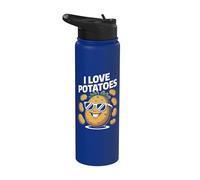 I Love Potatoes Cool Gafas de sol Vibe Stainless Steel Insulated Water Bottle