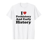 I Love Prehistory and Early History Student Major Graduation Camiseta