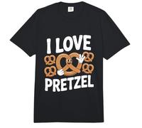 I Love Pretzel Lindo Snack Dibujos Animados Diversión Comfort Colors Adult Heavyweight T-Shirt