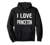 I Love Princeton Familia Hijo Hijo Hija Niño Niña Bebé Nombre Sudadera con Capucha