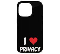 I Love Privacy - Corazón Reglas Privadas Regulación Leyes Cliente Carcasa para iPhone 13 Pro
