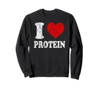 I Love Protein Vintage Sudadera