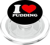 I Love Pudding, I Heart Pudding PopSockets PopGrip para MagSafe