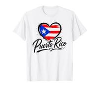 I Love Puerto Rico Island PR Travel Heart Vacaciones Camiseta