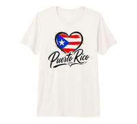 I Love Puerto Rico Island PR Travel Heart Vacaciones Camiseta Premium