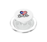 I Love Puerto Rico Island PR Travel Heart Vacaciones PopSockets PopGrip para MagSafe
