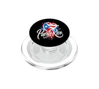 I Love Puerto Rico Island PR Travel Heart Vacaciones Turísticas PopSockets PopGrip para MagSafe