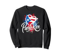 I Love Puerto Rico Island PR Travel Heart Vacaciones Turísticas Sudadera