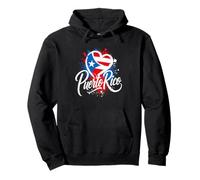 I Love Puerto Rico Island PR Travel Heart Vacaciones Turísticas Sudadera con Capucha