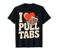I Love Pull Tab Midwest Boleto de juego Bingo Jugadores Camiseta