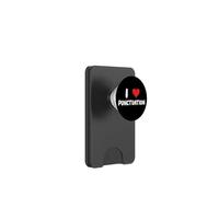 I Love Punctuation - Corazón - Escritura Gramática Escritor Inglés PopSockets PopWallet para MagSafe