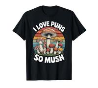 I Love Puns So Mush Foraging Setas de Caza de Hongos Camiseta