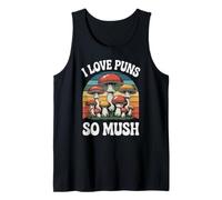 I Love Puns So Mush Foraging Setas de Caza de Hongos Camiseta sin Mangas
