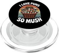 I Love Puns So Mush Foraging Setas de Caza de Hongos PopSockets PopGrip para MagSafe