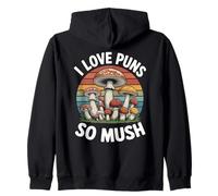 I Love Puns So Mush Foraging Setas de Caza de Hongos Sudadera con Capucha
