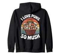 I Love Puns So Mush Foraging Setas de Caza de Hongos Sudadera con Capucha