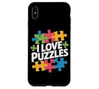 I Love Puzzles Vibrante Rompecabezas Divertido Carcasa para iPhone XS Max