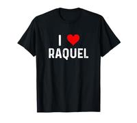 I Love Raquel - Corazón - Angustiado Camiseta