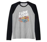 I Love RC Cars Apasionado Motorsport Camiseta Manga Raglan