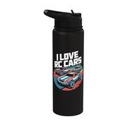 I Love RC Cars Entusiasta Pasión Diseño Stainless Steel Insulated Water Bottle