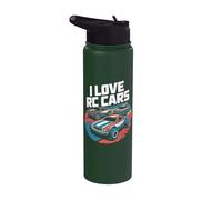 I Love RC Cars Entusiasta Pasión Diseño Stainless Steel Insulated Water Bottle