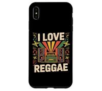 I Love Reggae Boombox Sonido Vibrante Carcasa para iPhone XS Max