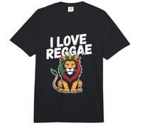 I Love Reggae Lion Rasta Corona Colores Comfort Colors Adult Heavyweight T-Shirt