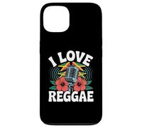 I Love Reggae Micrófono Hibisco Carcasa para iPhone 13