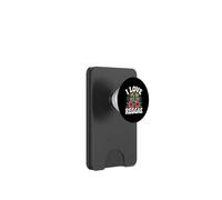 I Love Reggae Micrófono Hibisco PopSockets PopWallet para MagSafe