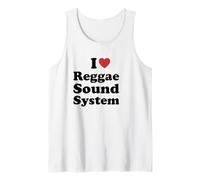 I Love Reggae Sound System Camiseta sin Mangas