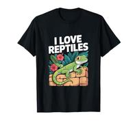 I Love Reptiles Gecko Lagarto Naturaleza Diversión Camiseta