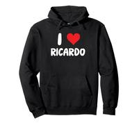 I Love Ricardo - Corazón - Nombre Sudadera con Capucha