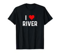 I Love River - Corazón - Angustiado Camiseta