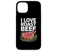 I Love Roast Beef Rib Roast Carnívoro BBQ Humor Carcasa para iPhone 13