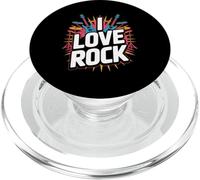 I Love Rock Guitarra Drum Passion Music PopSockets PopGrip para MagSafe