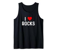 I Love Rocks - Corazón - Geología Geólogo Sedimentario Ígneo Camiseta sin Mangas