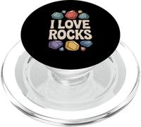 I Love Rocks Piedras Preciosas Coloridas Geología PopSockets PopGrip para MagSafe