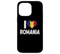 I Love Romania Bandera Rumana Corazón Herencia rumana Carcasa para iPhone 14 Pro MAX