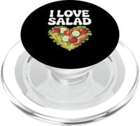 I Love Salad Corazón Pepinos Tomates PopSockets PopGrip para MagSafe