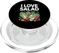 I Love Salad Expresión Vegetariana Fresca PopSockets PopGrip para MagSafe