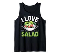 I Love Salad Veggies Veganism World Vegan Day Camiseta sin Mangas