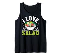 I Love Salad Veggies Veganism World Vegan Day Camiseta sin Mangas