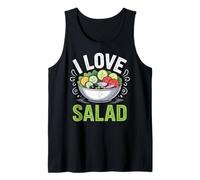 I Love Salad Veggies Veganism World Vegan Day Camiseta sin Mangas