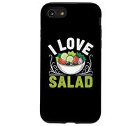 I Love Salad Veggies Veganism World Vegan Day Carcasa para iPhone SE (2020) / 7/8