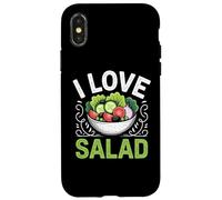 I Love Salad Veggies Veganism World Vegan Day Carcasa para iPhone X/XS