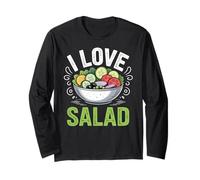 I Love Salad Veggies Veganism World Vegan Day Manga Larga