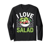 I Love Salad Veggies Veganism World Vegan Day Manga Larga